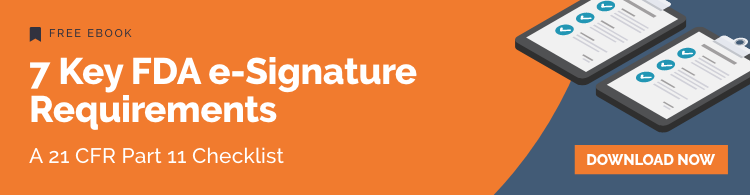 e-signature requirements checklist
